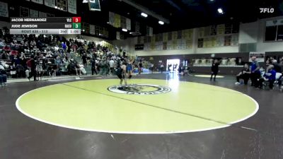 120 lbs Champ. Round 3 - Cameron Jackson, Kennedy vs Zaiden Hill, McQueen