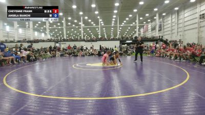 120 lbs Cheyenne Frank, Michigan Blue vs Angela Bianchi, Wisconsin