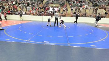 88 lbs Consolation - Wyatt Steele, South Paulding Junior Spartans Wrestling Club vs Hudson Crow, Refinery Wrestling Academy