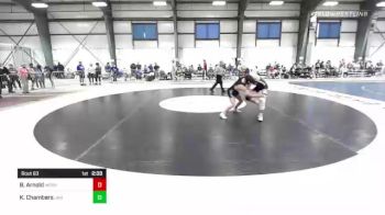 125 lbs Consi Of 16 #2 - Orion Griffin, Trinity vs Brent Lorin, Johns Hopkins