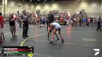 95 lbs Semis & 1st Wrestleback (8 Team) - Bryson Chappell, Untouchables vs Mathew Deutch, Team Gotcha Blue