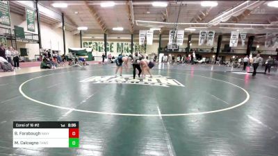 285 lbs Consi Of 16 #2 - Benjamin Farabaugh, Navy vs Michael Calcagno, Tar Heel Wrestling Club