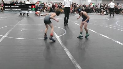 60 lbs Round 1 (6 Team) - Tyson Malcolm, Shamrock WC vs Bronxten Parrish, Contenders WA Green