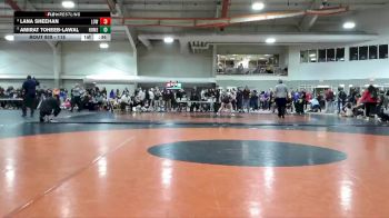 115 lbs Cons. Round 6 - Lana Sheehan, Lowell (Girls) vs Amirat Toheeb-Lawal, Flossmoor (Homewood-F.)