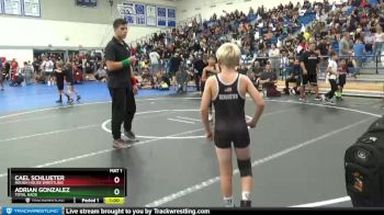 62 lbs Quarterfinal - Adrian Gonzalez, Total Kaos vs Cael Schlueter, Rough House Wrestling
