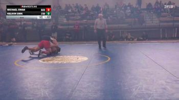 215 lbs Michael Swan, Natrona County vs Kelson Dirk, Sturgis Brown