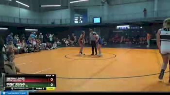 140 lbs Round 3 (10 Team) - Sierha Lopes, Brutal Beauties vs KENLY BROWN, Alabama Elite Gold