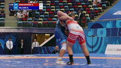110 kg 1/4 Final - Khachik Khachatryan, Armenia vs Bruno Pallone, United States