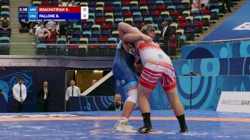 110 kg 1/4 Final - Khachik Khachatryan, Armenia vs Bruno Pallone, United States
