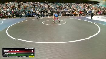 140 lbs Quarterfinal - Danin Lacouture, Siuslaw vs Jade Seymour, La Pine