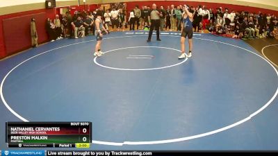 138-138 lbs Semifinal - Preston Malkin, Foothill vs Nathaniel Cervantes, Deer Valley High School