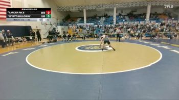 132 lbs Cons. Semi - Wyatt Holloway, Lander Valley vs Lander Rice, Mountain View
