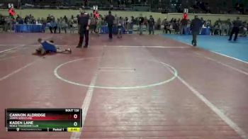 Cons. Semi - Cannon Aldridge, Saints Wrestling vs Kaden Lane, Noble Takedown Club