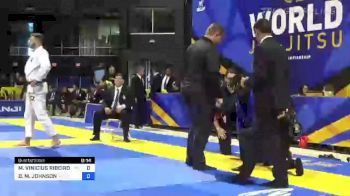 MARCUS VINICIUS RIBEIRO DE SIQUE vs DEVHONTE M. JOHNSON 2022 World Jiu-Jitsu IBJJF Championship