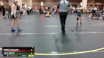 90 lbs Round 2 (4 Team) - Emmett Williams, Untouchables Purple vs Ryan Osolin, Team Palmetto