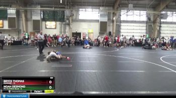 64 lbs Round 3 (6 Team) - Noah Desmond, PA Alliance Blue vs Bryce Thomas, Rampage