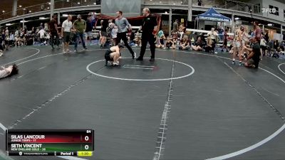 84 lbs Round 7 (8 Team) - Seth Vincent, New England Gold vs Silas Lancour, Junior Terps