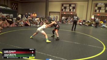 92 lbs Semis & 1st Wrestleback (8 Team) - Colin Beattie, Armory Athletics vs Luke Stanley, Revival Blue