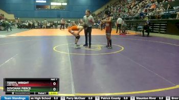 3 - 120 lbs Champ. Round 1 - Dovonan Pierce, Heritage HS (Lynchburg) vs Terryl Wright, Lake Taylor