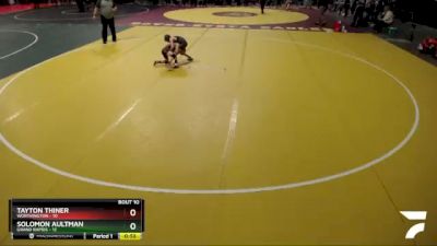 65 lbs Finals (8 Team) - Tayton Thiner, Worthington vs Solomon Aultman, Grand Rapids