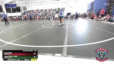 110 lbs Quarterfinal - Ava Rife, Palmyra vs Grayden Japp, Nebraska WA