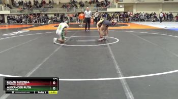 174 lbs Cons. Round 3 - Logan Cormell, Otterbein University vs Alexander Ruth, Wilmington