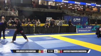 Aristedes Panayiotis Christopoul vs Horlando De Jesus Monteiro 2025 Pan Jiu Jitsu IBJJF Championship