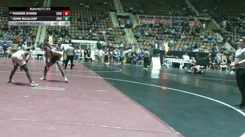 6A 190 lbs Champ. Round 2 - John Maalouf, Spain Park Hs vs Parker Evans, Central Tuscaloosa