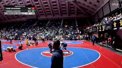 3A-215 lbs Cons. Round 2 - Zane Taliaferro, Troup vs Jordan Lassiter, Westover School