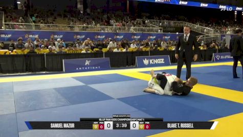 Samuel Mazur vs Blake T. Russell 2026 Pan Kids Jiu-Jitsu IBJJF Championship