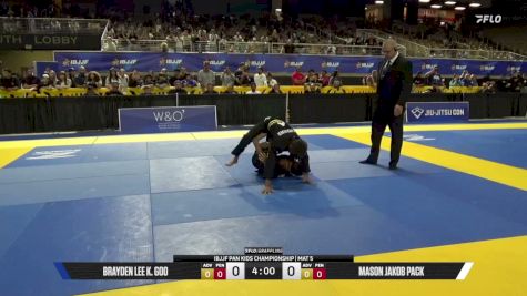 Brayden Lee K. Goo vs Mason Jakob Pack 2026 Pan Kids Jiu-Jitsu IBJJF Championship