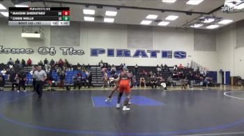 197 lbs Cons. Semi - Chris Wells, Lassen College vs Maksim Sherstnev, Sierra College