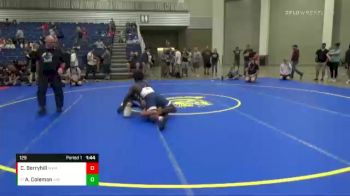 129 lbs Champ. Round 2 - Austin Coleman, Ares vs Coreon Berryhill, Warren Wrestling Academy