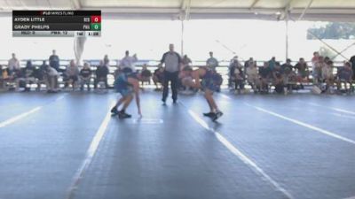 High School Boys 140 lbs Round 2 (10 Team) - Ayden Little, Bulldog Elite (Red) vs Grady Phelps, Precision Wrestling Academy