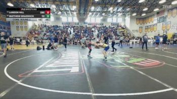 132 lbs Cons. Round 3 - Landon Hill, Caveman vs Matthew Braddock, Clay