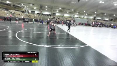 189 lbs Cons. Round 2 - Pierce Cassway, Hazel Green Youth Wrestling vs Robert Brewer, Lawrence County Wrestling Club