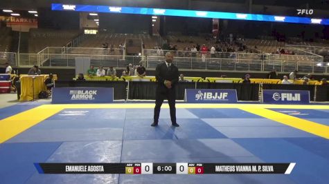 Matheus Vianna M. P. Silva vs Emanuele Agosta 2025 Pan Jiu Jitsu IBJJF Championship
