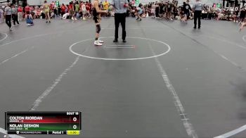 96 lbs Round 5 (8 Team) - Nolan DeShon, Ohio Gold vs Colton Riordan, Kraken