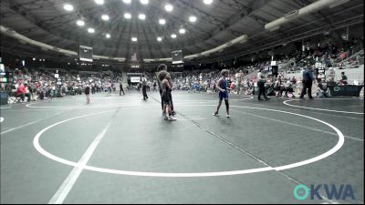 55 lbs Round Of 64 - Hayes Wheaton, Team Guthrie Wrestling vs Krue Hicks, Catoosa Youth Wrestling