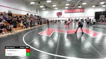 197 lbs Cons. Round 2 - Drayden McKerrow, Kentucky Wesleyan vs Cameron Baker, Kentucky Wesleyan