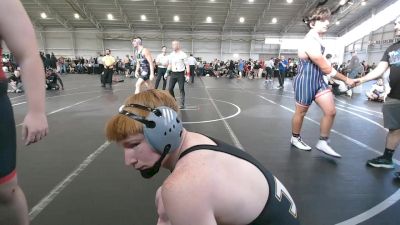 215 lbs Round 7 (8 Team) - Caige Horak, Freakztyle Wrestling vs Asher Swerlein, Team Kaizen Wrestling