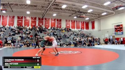 285 lbs Cons. Semi - Coleman Thorson, Richfield vs Ben Metzger, Conifer