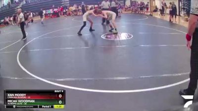 100 lbs Round 3 (6 Team) - Micah Woodman, Alabama Elite vs Xan Moody, Carolina Reapers