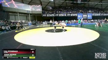 1A 144 lbs Cons. Round 2 - Cal Fitzgerald, Blaine vs Gavin George, Naches Valley