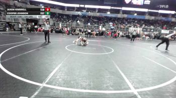 100 lbs Consi Of 8 #2 - Jaxon Kimbrell, Team Northstars vs Cooper Johnson, Port City WC