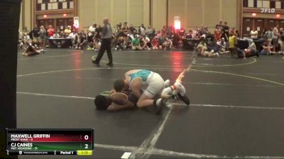 100 lbs Quarterfinals (8 Team) - CJ Caines, Mat Assassins vs Maxwell Griffin, Frost Gang