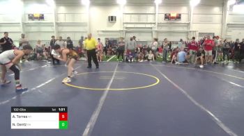 102-C lbs Round Of 16 - Adrian Torres, NY vs Nathan Dentz, OH