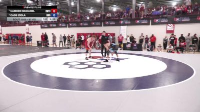 97 kg 1st Place Match - Camden McDanel, Nebraska Wrestling Training Center vs Cade Ziola, MWC Wrestling Academy