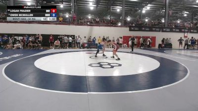 61 kg Cons. Rd Of 16 - Logan Frazier, Indiana RTC vs Owen McMullen, Bishop McCort High School Wrestling