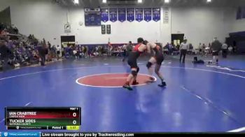170 lbs Champ. Round 2 - Tucker Sides, Natrona County vs Ian Crabtree, Castle View